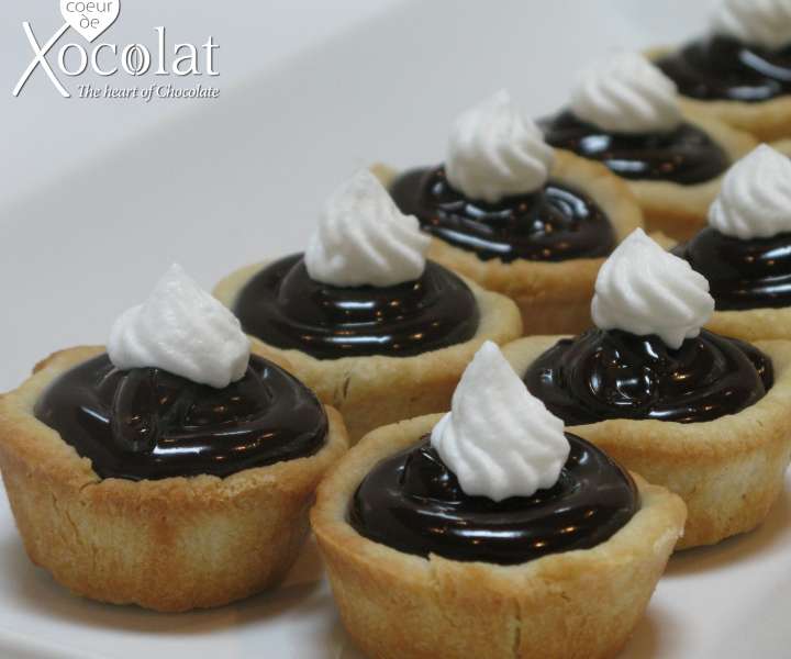 Chocolate Ganche tarts recipe